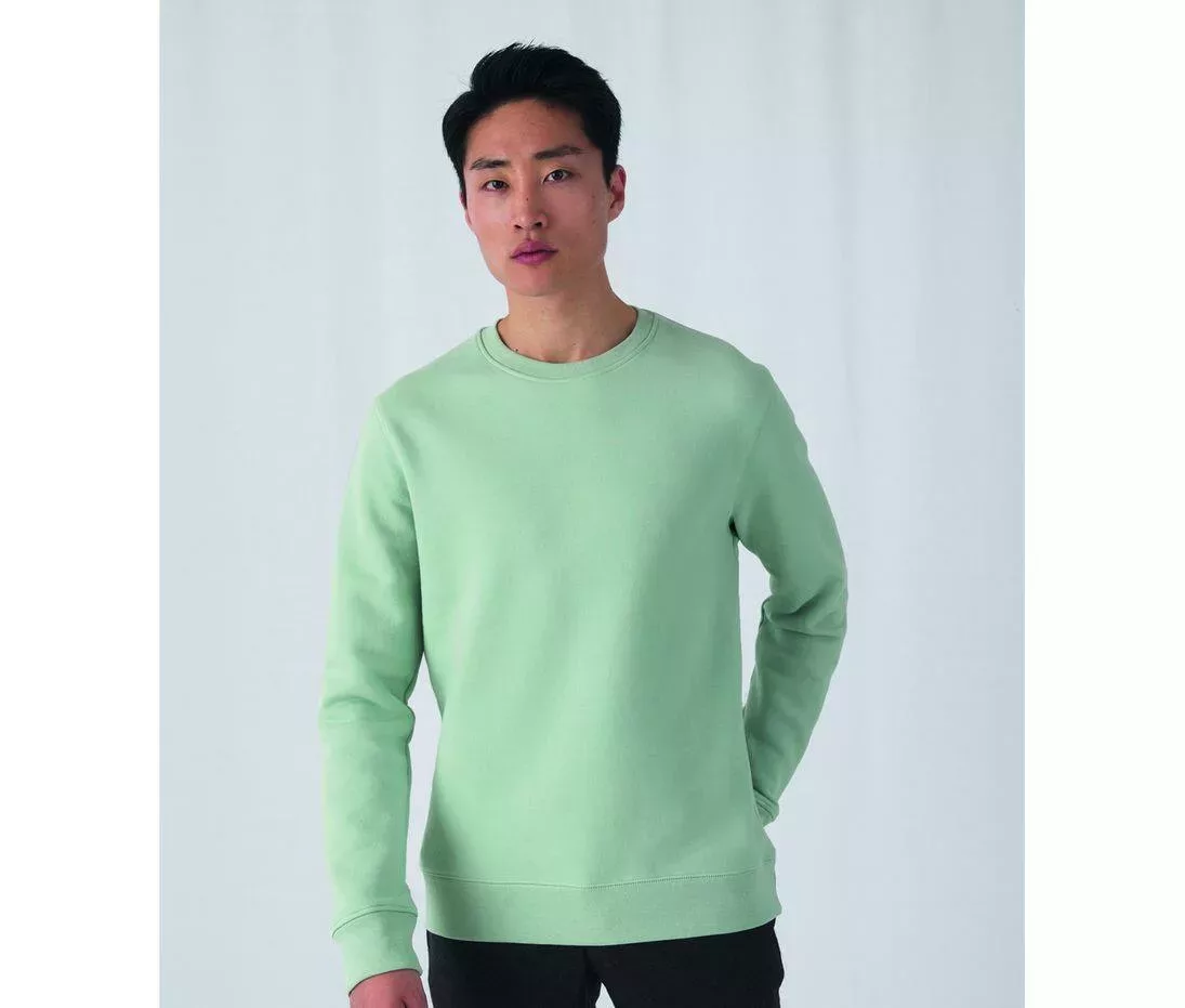 sweat col rond vert