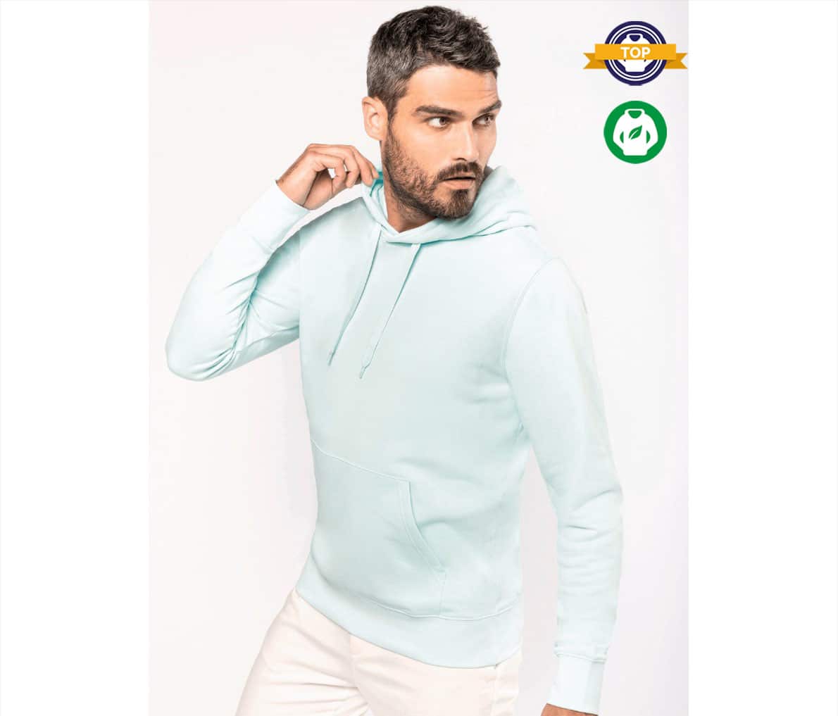 K4027 sweat capuche personnalisé écoresponsable