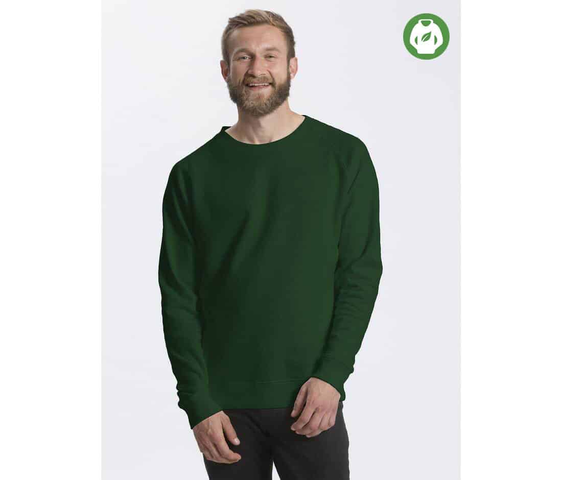 sweat col rond vert