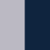 Heather grey/french navy