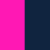 Hot pink/french navy