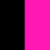 Jet black/hot pink