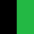 Jet black/kelly green