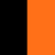Jet black/orange crush